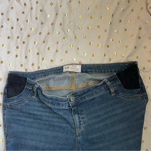 GAP Maternity inset panel skinny jeans